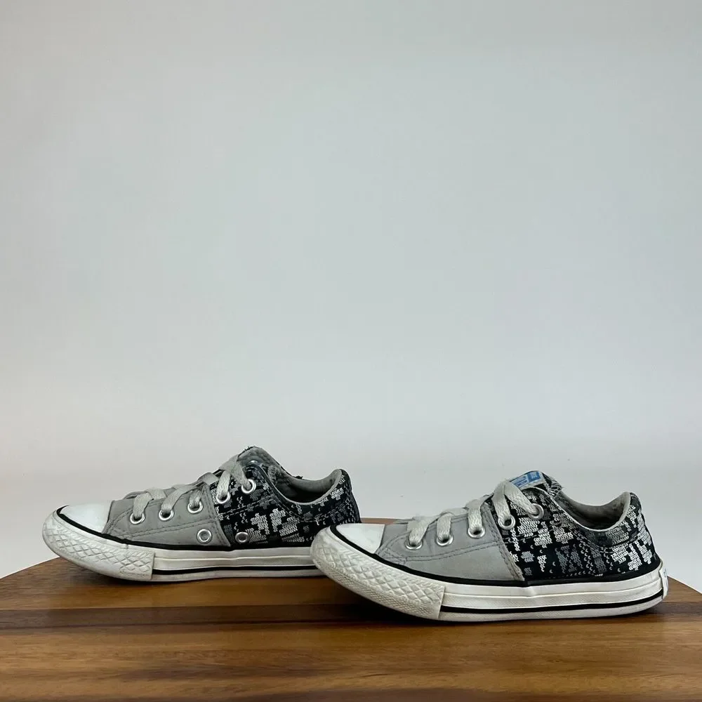 Little Kids Converse‎ Madison Gray Casual Sneakers Shoes Size 11 C GUC